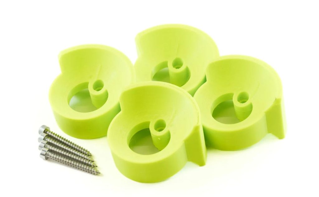 SKAA Skate Adapters to Stack Soundboks 3/4  (4 Pack) jett Black
